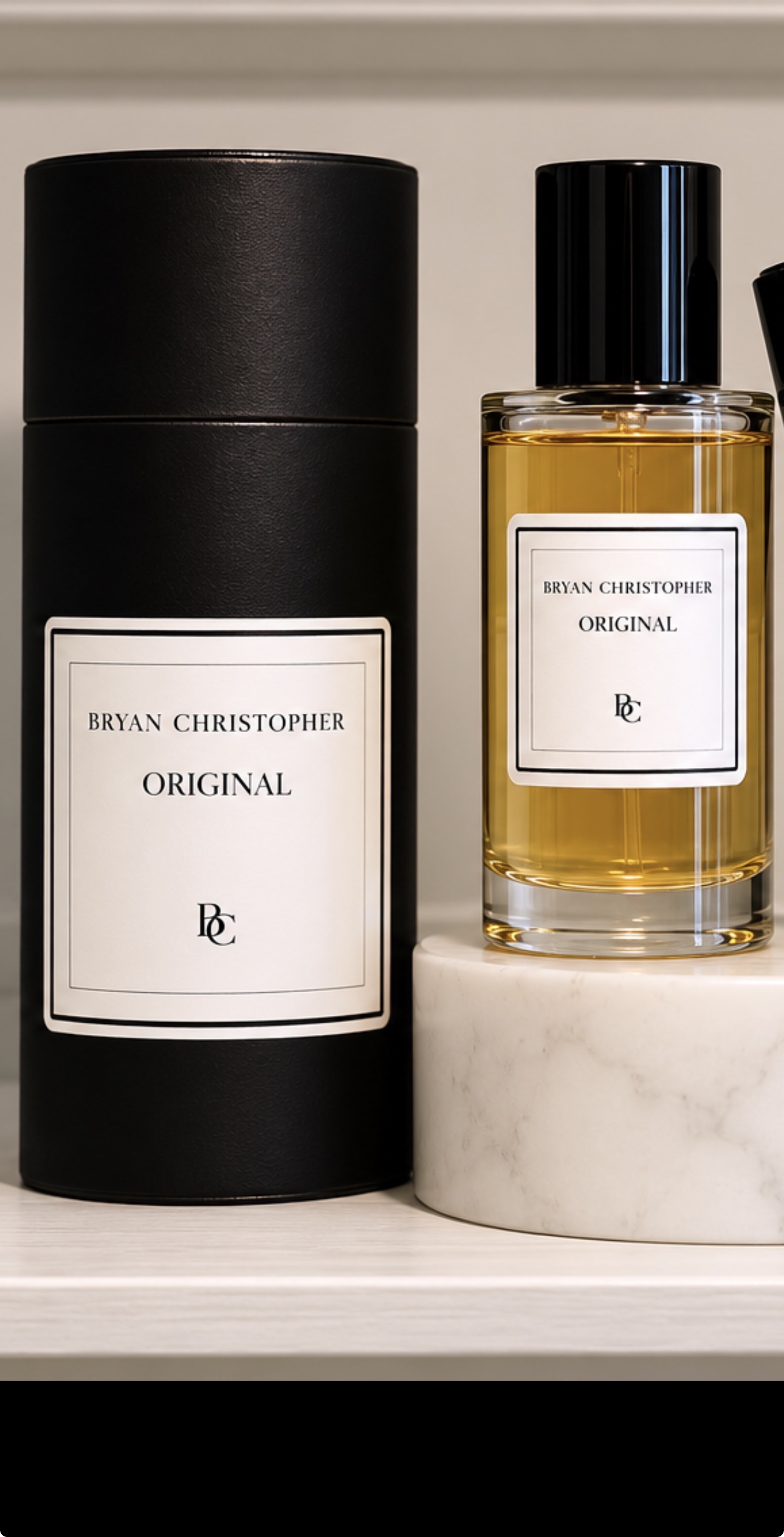Bryan Christopher Original perfume bottle and box